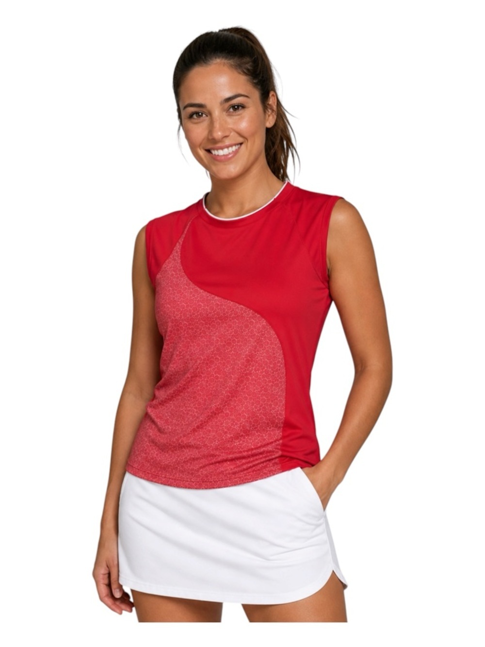 Nancy Lopez Desert Dry shirt Size M Sleeveless Tennis Pickleball Golf Breathable